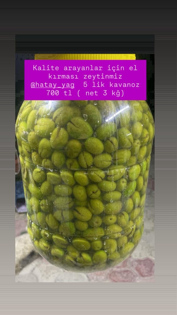 3 lü kavanoz çekirdeksiz zeytin